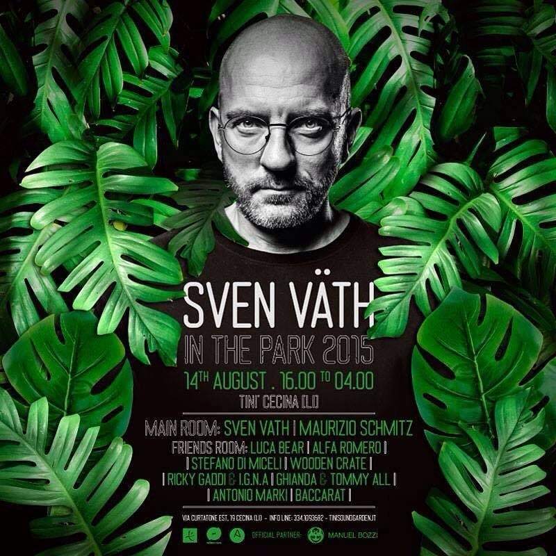 Sven Väth in The Park - フライヤー表