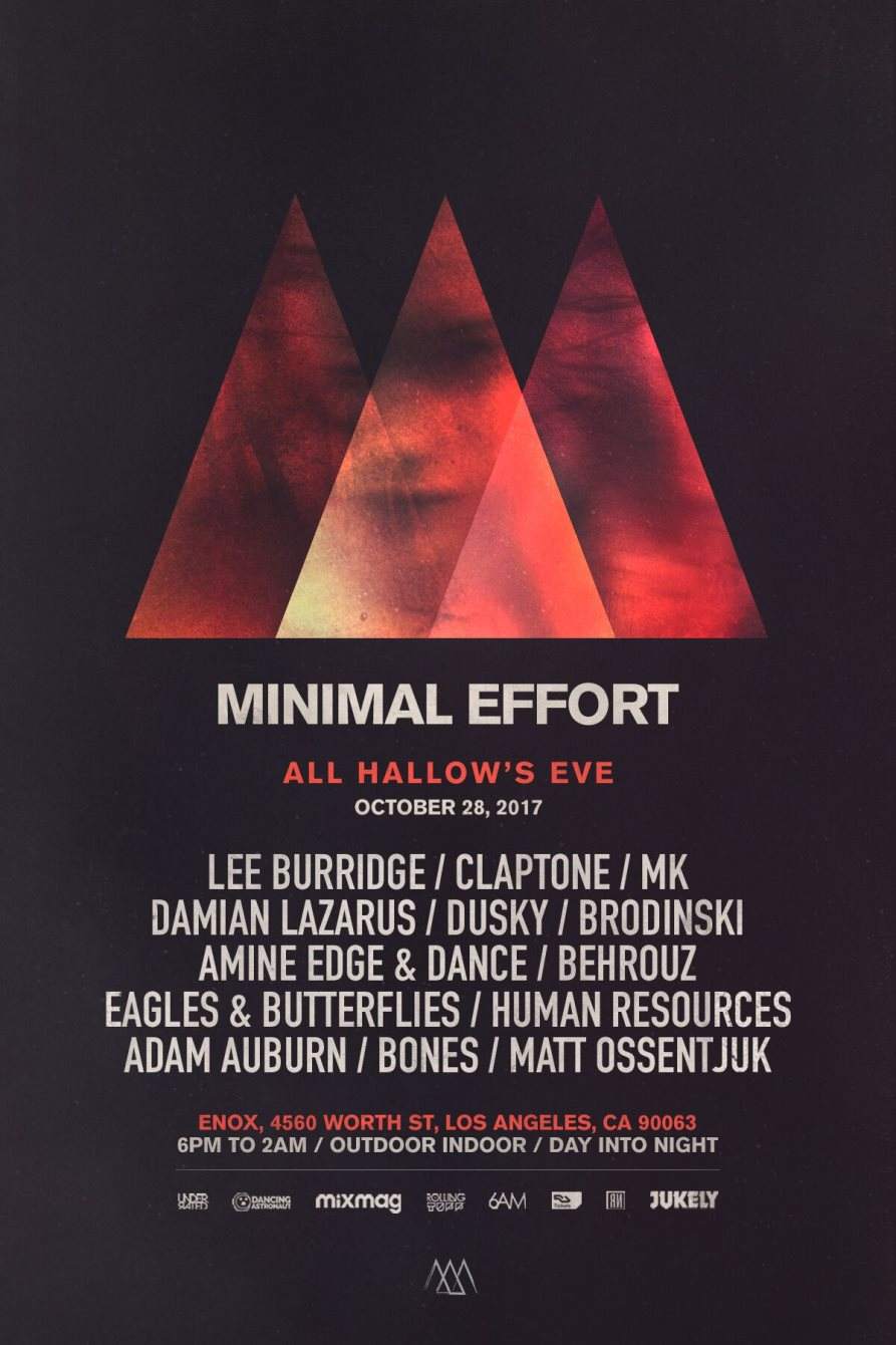 Minimal Effort All Hallow s Eve at Enox Events Los Angeles