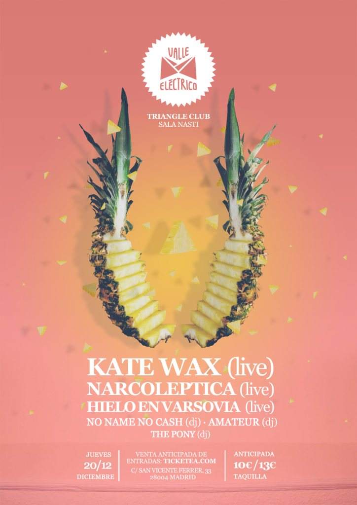 Valle Eléctrico 06: Kate Wax, Narcoleptica & Hielo en Varsovia - Página frontal