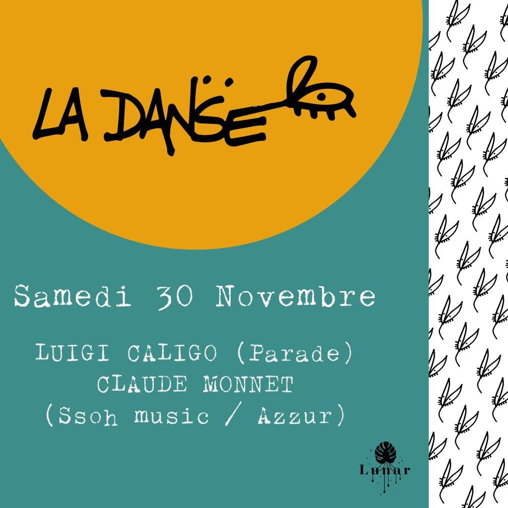 La Danse with Claude Monnet & Luigi Caligo - フライヤー表