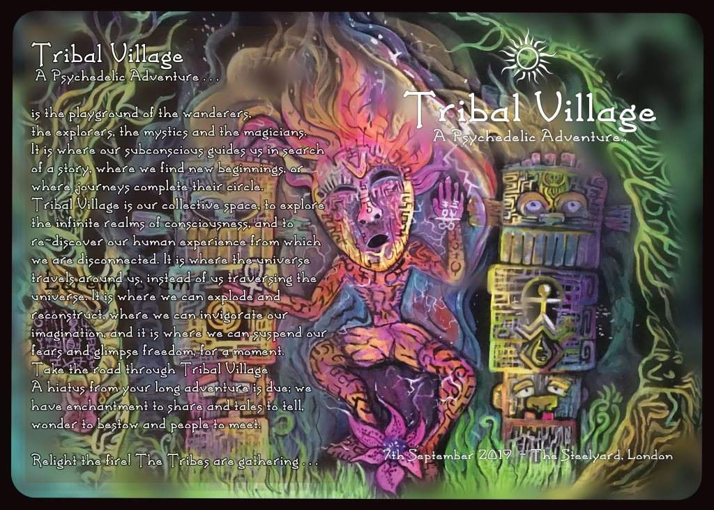 Tribal Village: A Psychedelic Adventure... - フライヤー表
