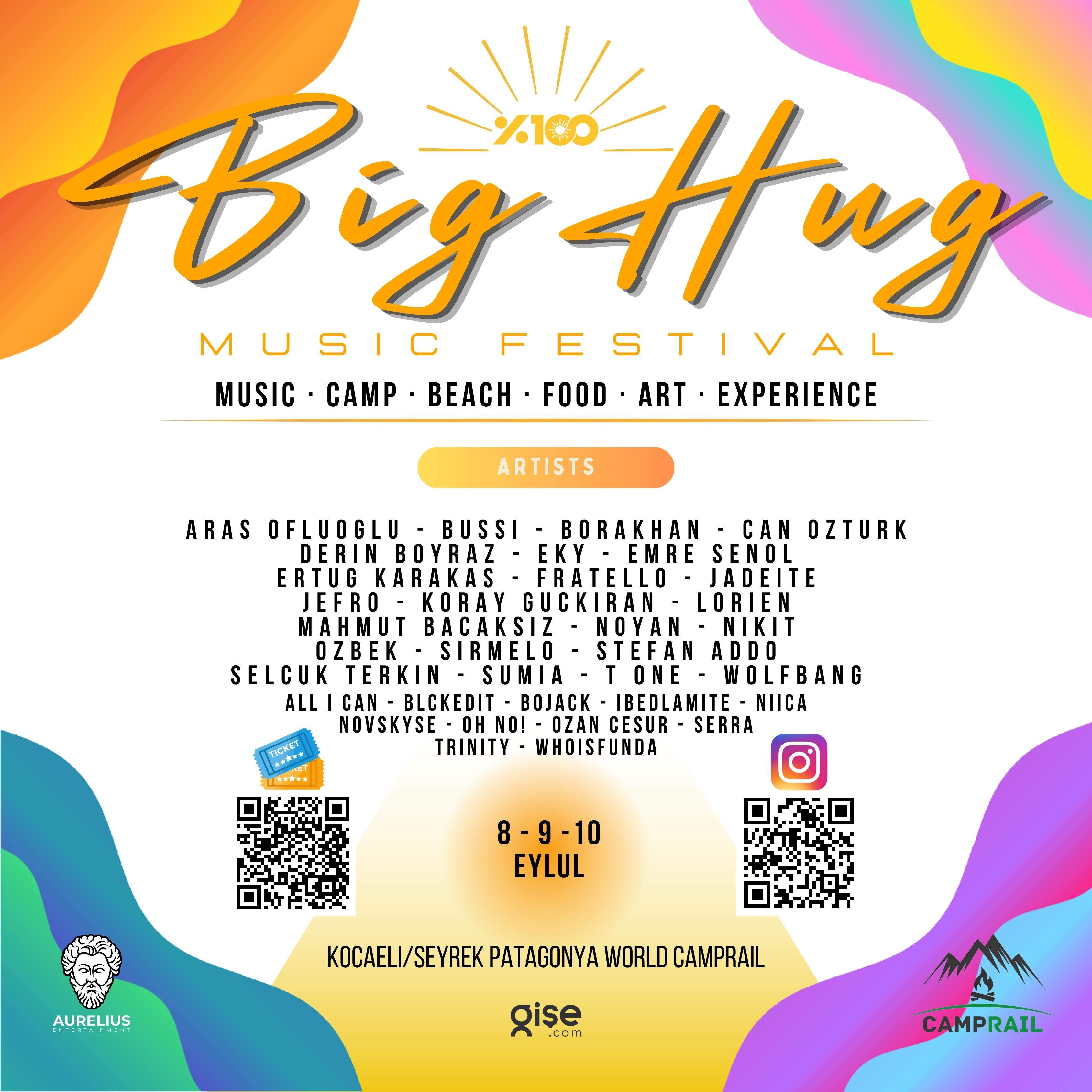 BigHug Music Festival - フライヤー表