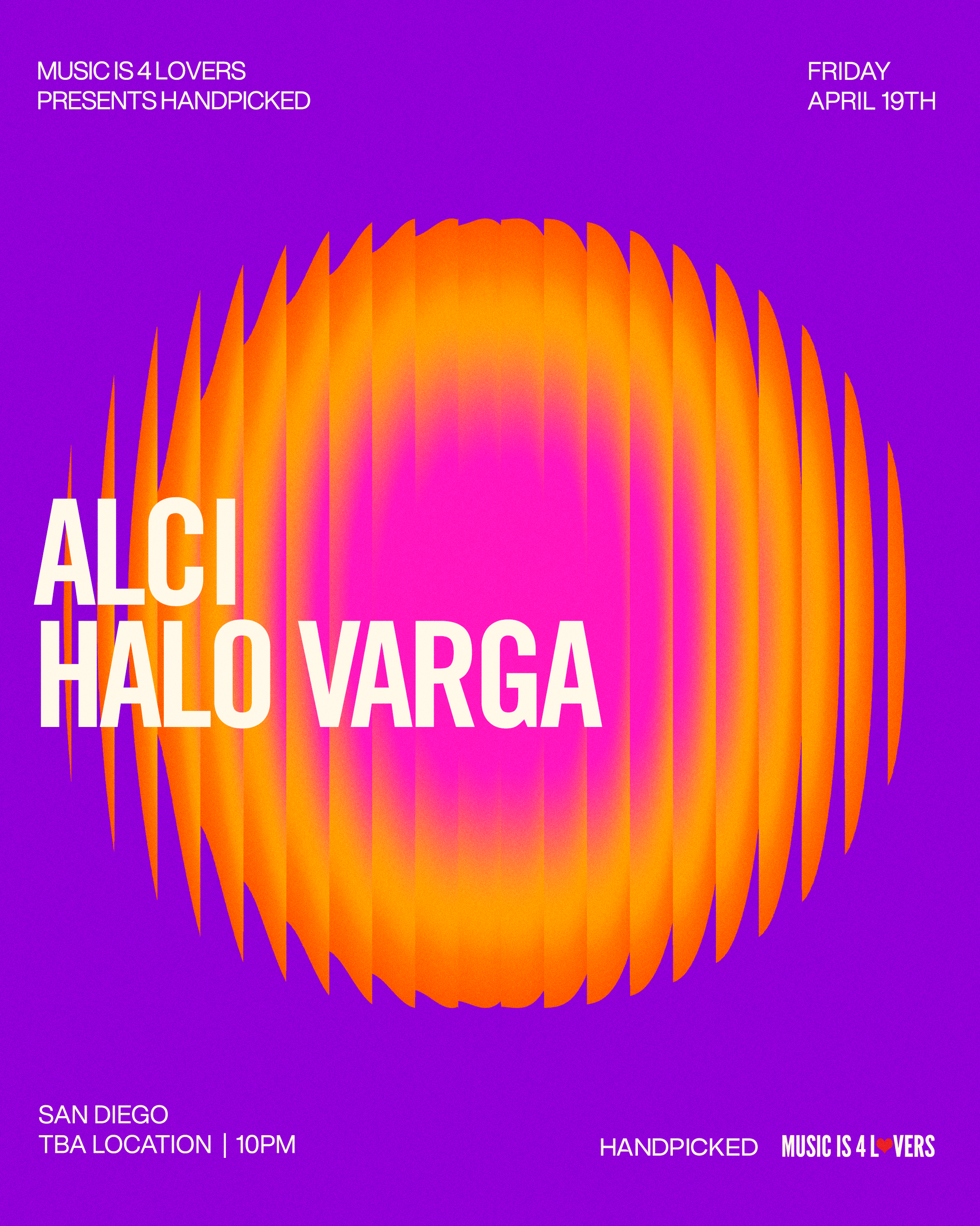 Music is 4 Lovers presents..Handpicked with Alci + Halo Varga - フライヤー表