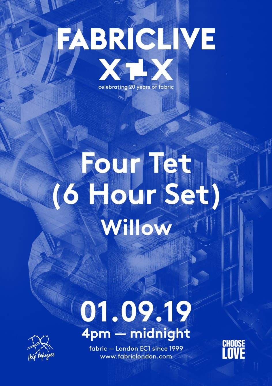 FABRICLIVE XX: Four Tet (6 Hour Set) & Willow - Página trasera