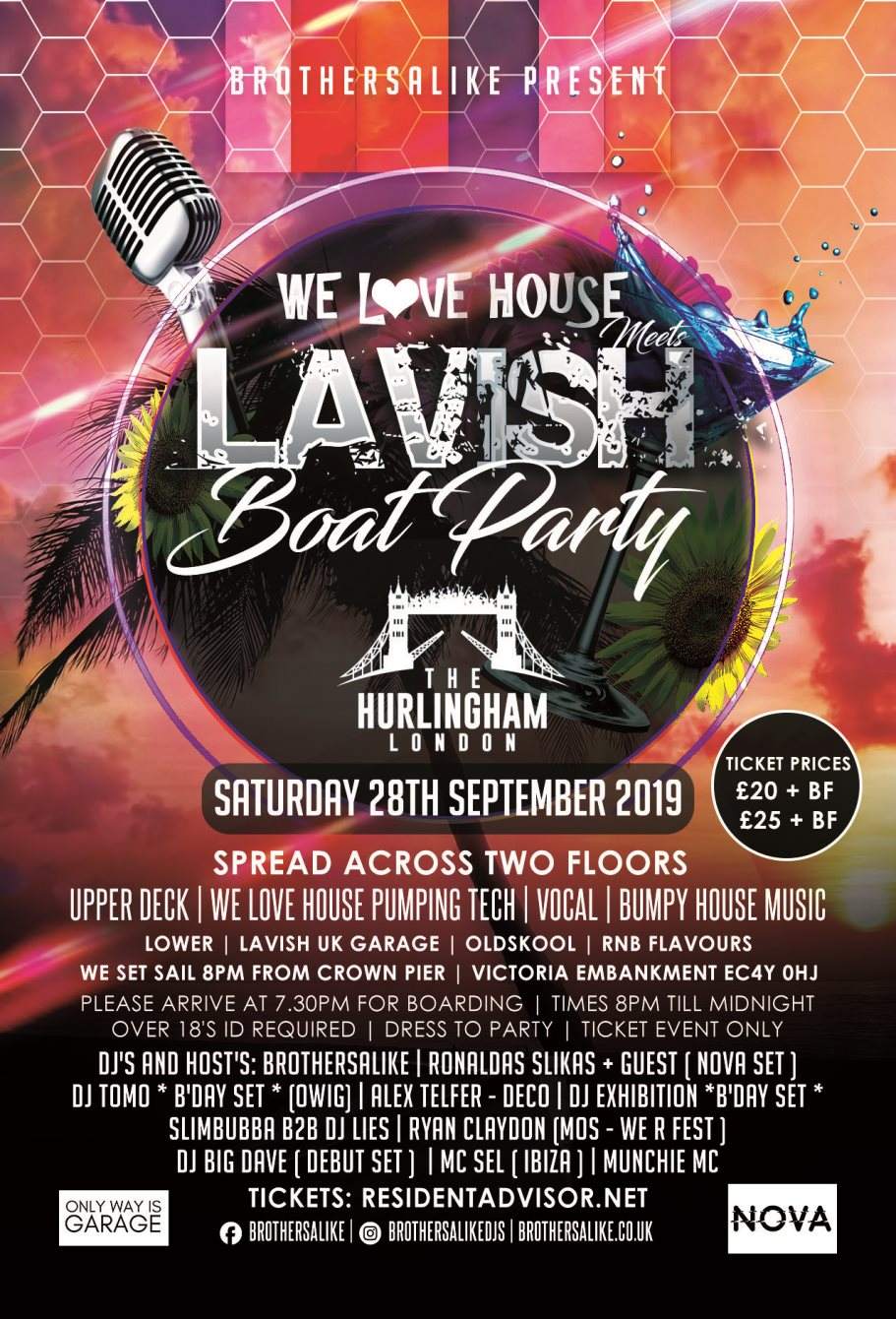 WE Love House Meets Lavish Boat Party - Página frontal