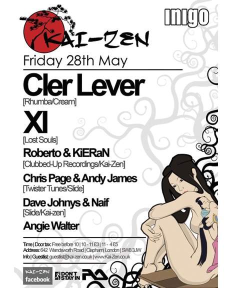 Kai-Zen presents Cler Lever and Xi - Página frontal