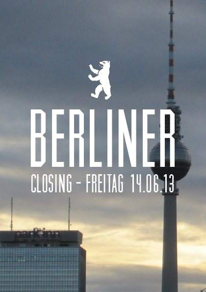 Berliner Closing mit Soukie & Windish- Live - Página trasera