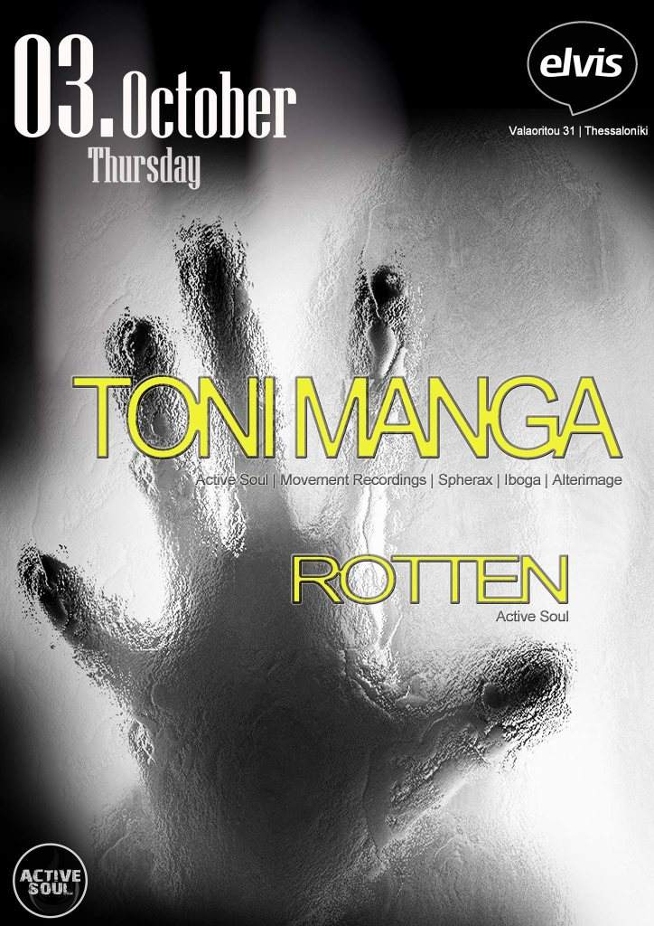 Active Soul Event with Toni Manga and Rotten - Página frontal