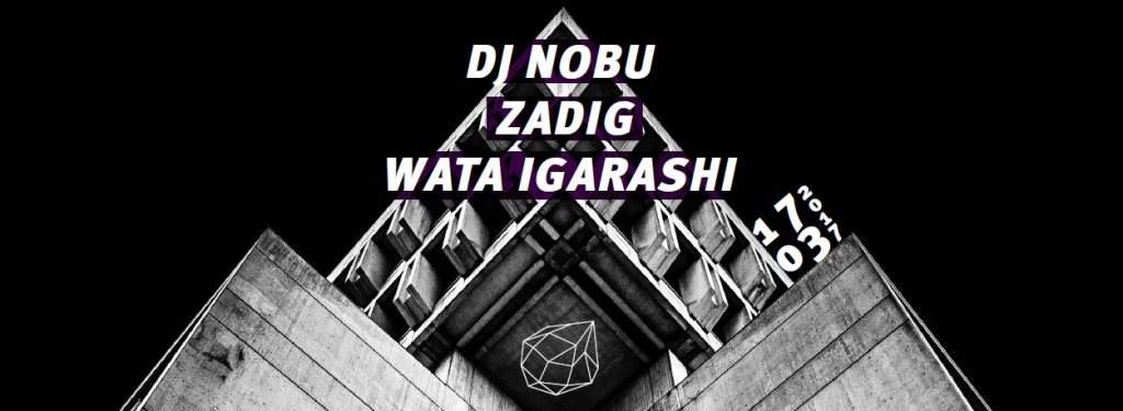 Concrete: Dj Nobu, Zadig, Wata Igarashi, Behzad & Amarou, Lebird - フライヤー表