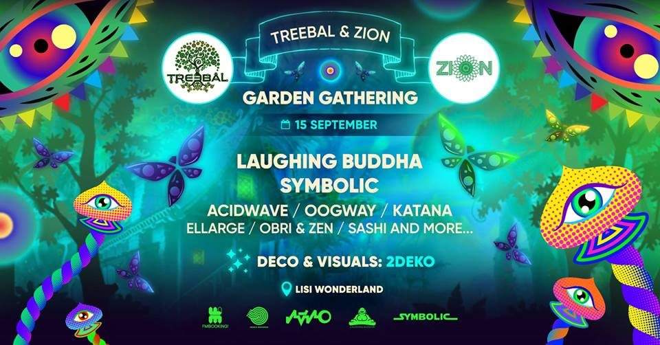 TREEBAL & Zion: Garden Gathering - フライヤー表
