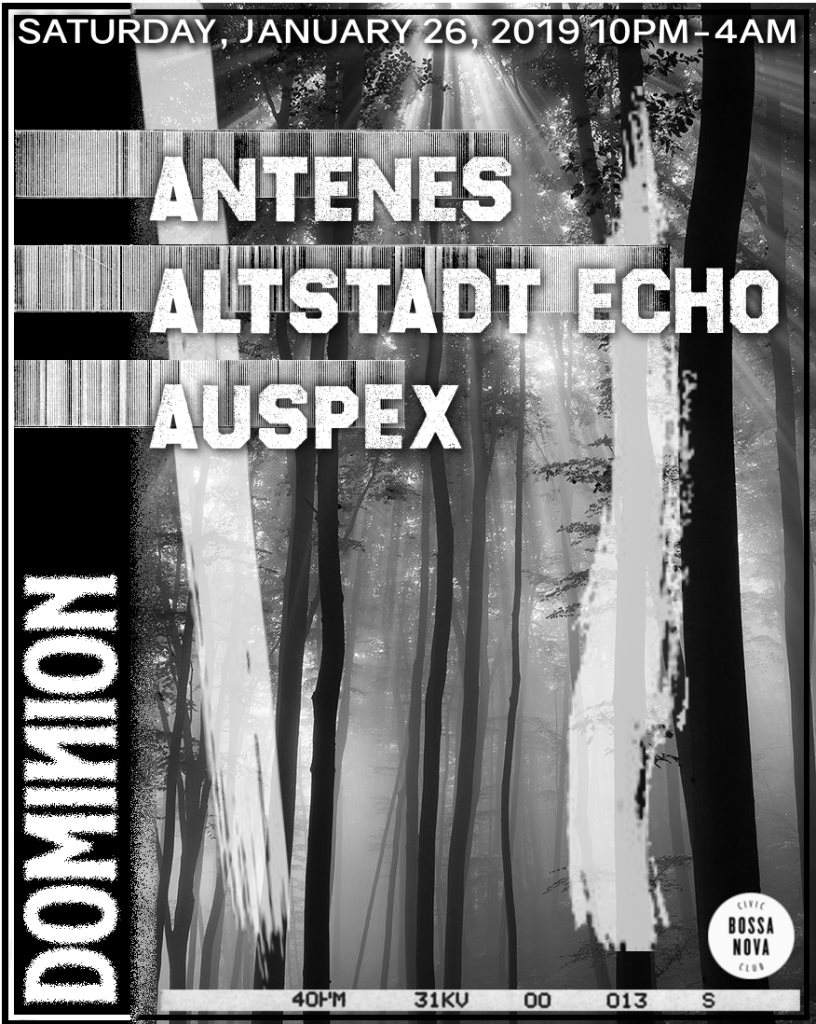Dominion: Antenes, Altstadt Echo, Auspex - Página trasera