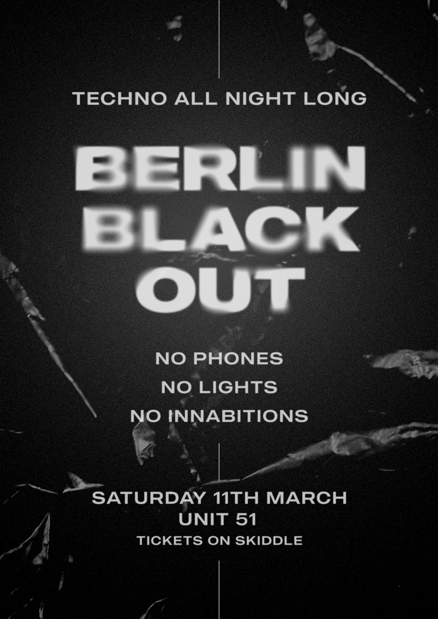 Berlin Black Out - フライヤー表