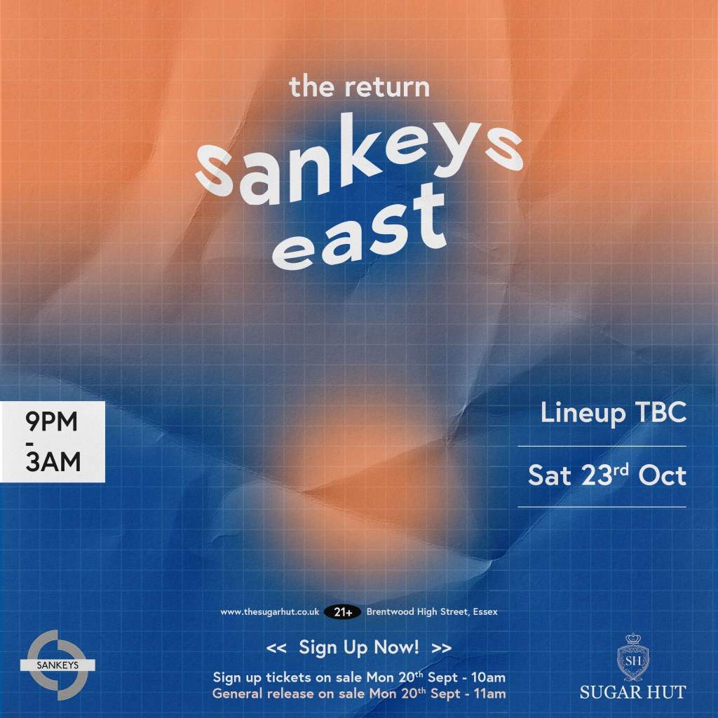 Sankeys East - The Return - Página frontal