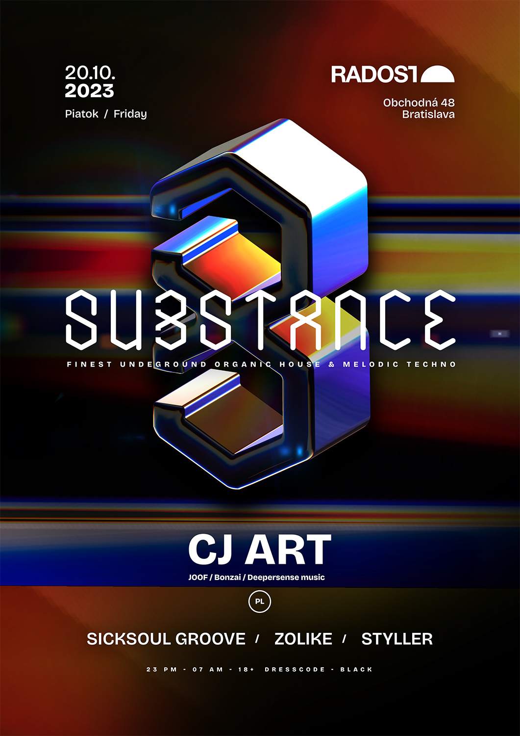 SUBSTANCE with CJ Art (PL) - Página frontal