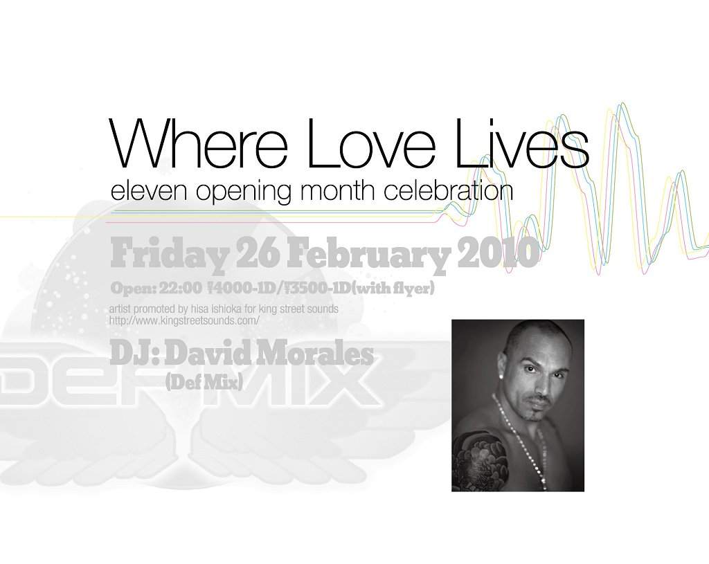 Where Love Lives Eleven Opening Month Celebration - Página frontal