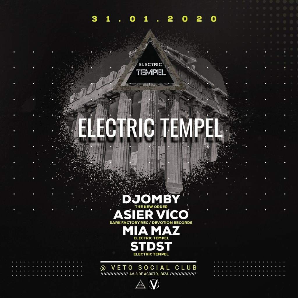 Electric Tempel - フライヤー表