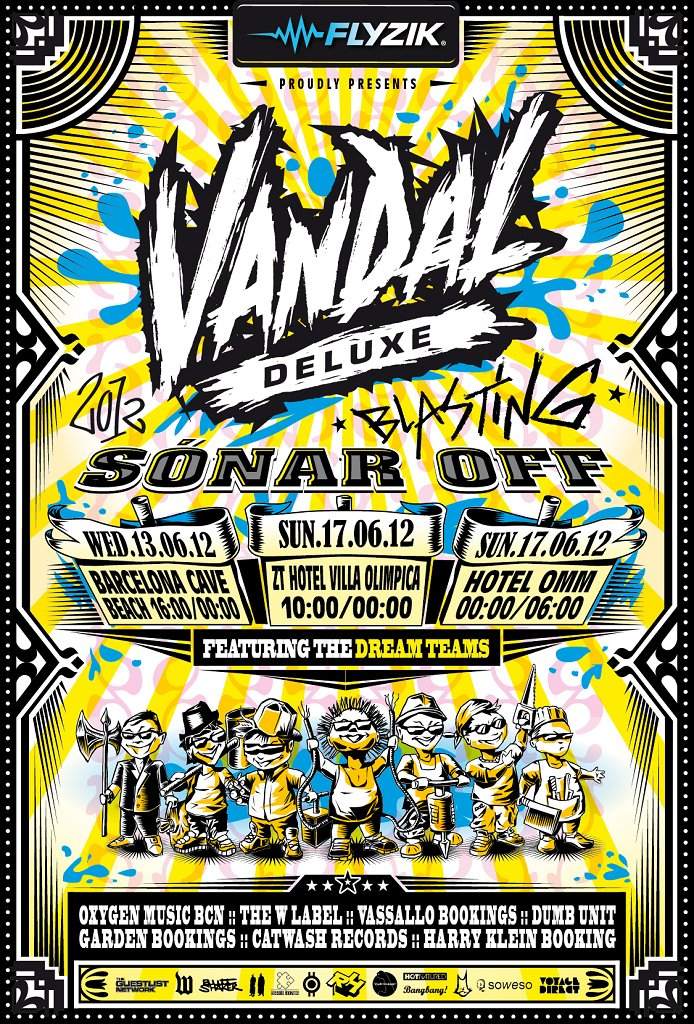 Vandal Deluxe: OFF Sonar 2012 - Part 1 - フライヤー裏