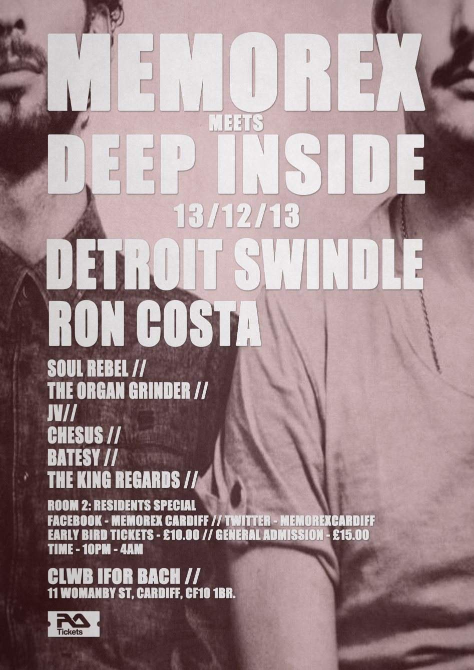Memorex Meets Deep Inside, with Detroit Swindle and Ron Costa - Página frontal