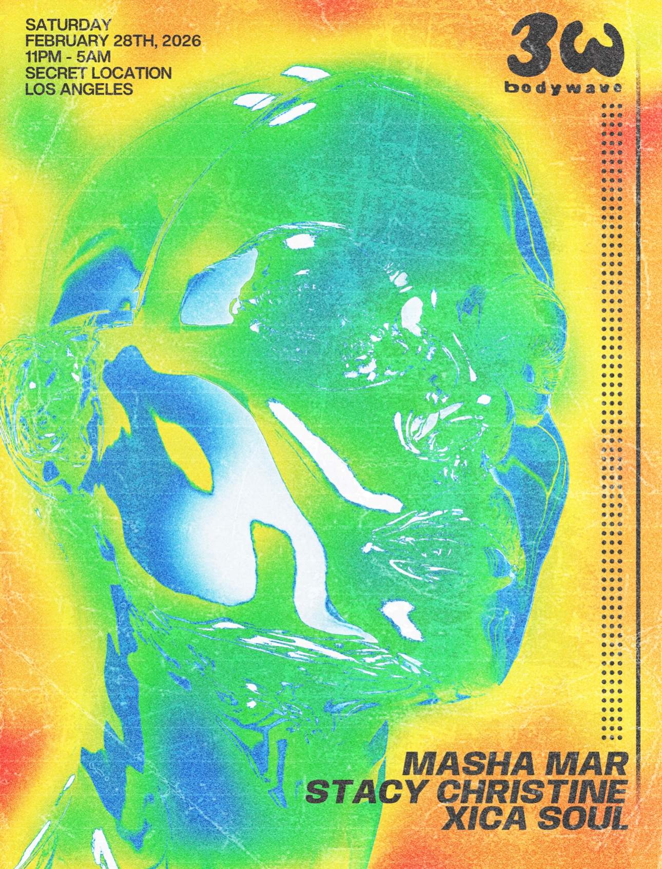 body wave: Masha Mar, Stacy Christine, Xica Soul at TBA - DTLA
