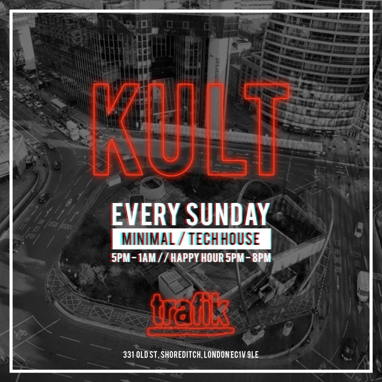 Kult Every Sunday - Launch Party - フライヤー表
