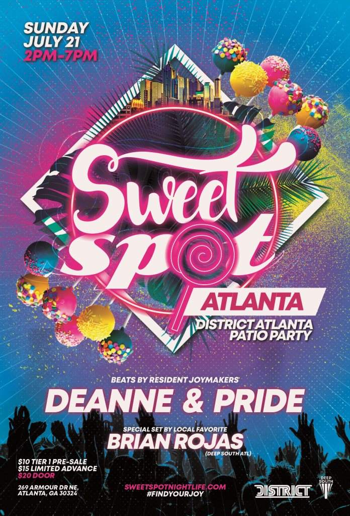 Sweet Spot Atlanta - フライヤー表