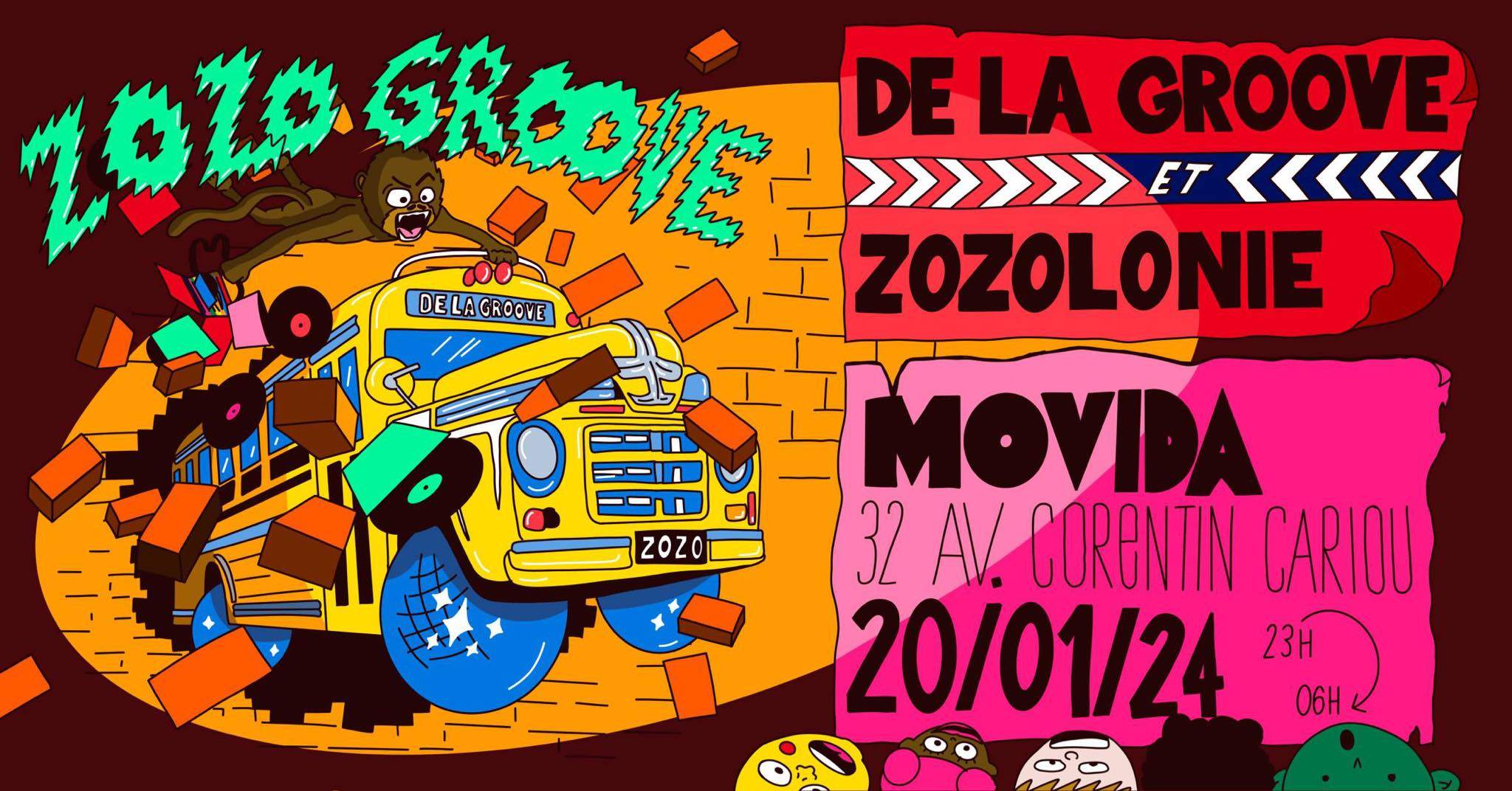 ZOZO GROOVE - De La Groove x zozolonie - Página frontal