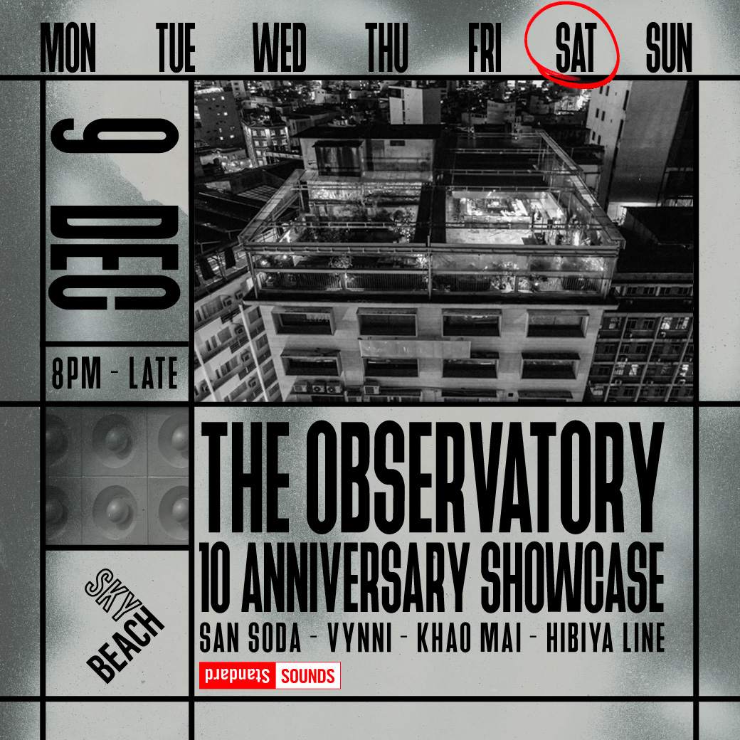 CRASH THE PARTY AT SKY BEACH WITH THE OBSERVATORY SAIGON TAKEOVER - フライヤー表