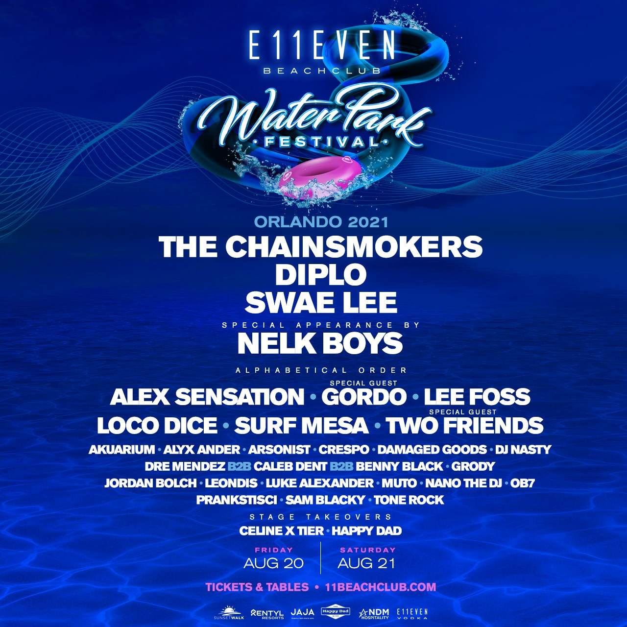 [CANCELLED] Water Park Festival Orlando - フライヤー表
