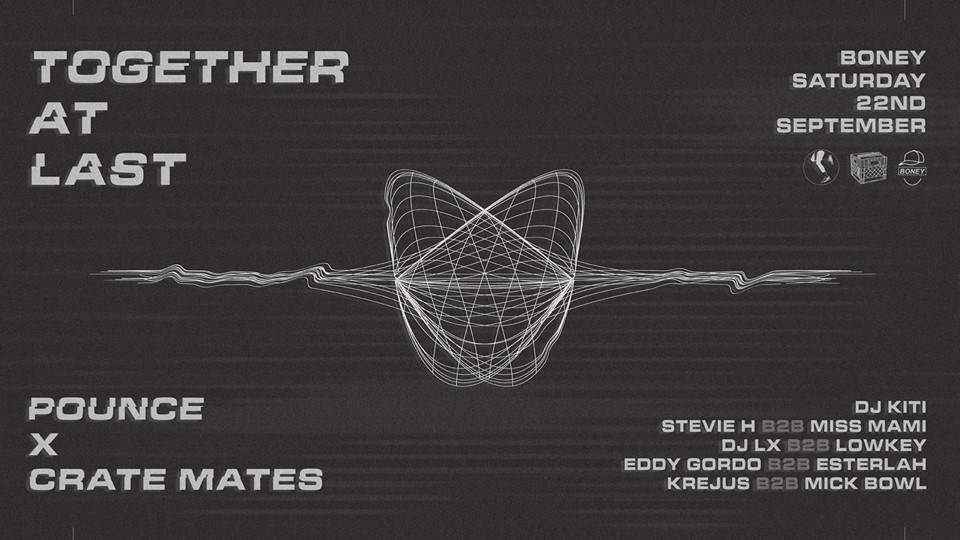 Together At Last - Pounce x Crate Mates - Flyer front