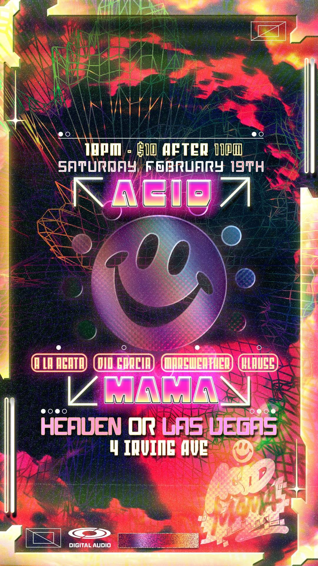 Acid Mama with Klauss at Seventh Heaven, New York City