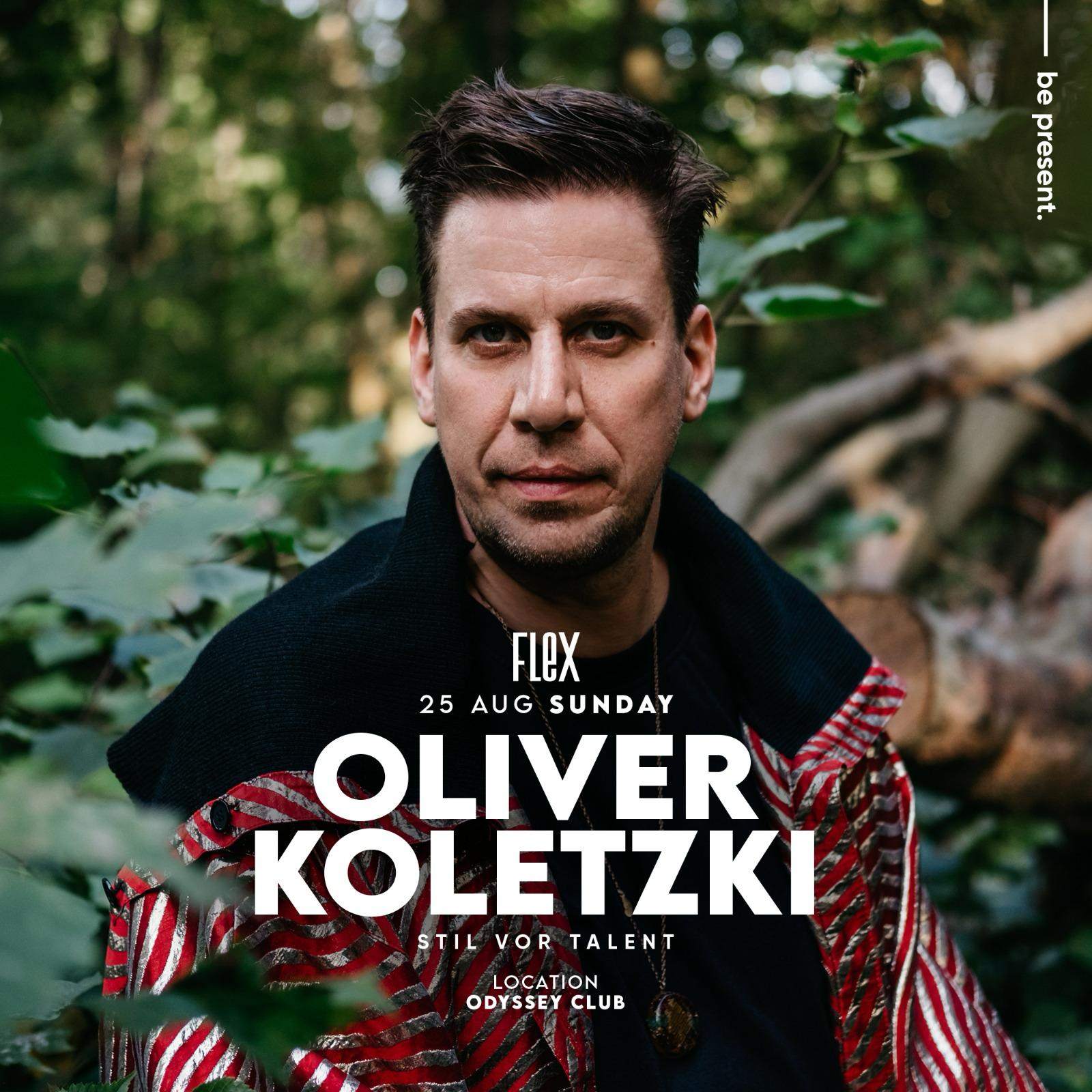 Flex presents Oliver Koletzki (Stil Vor Talent) - フライヤー表