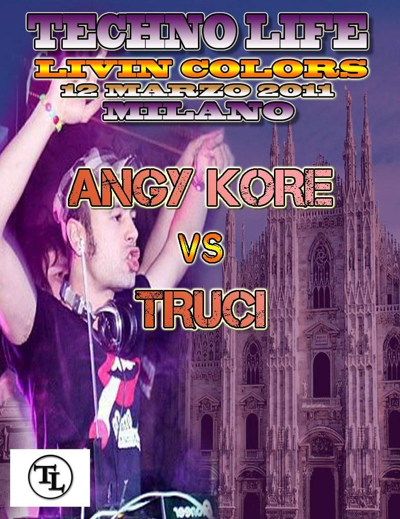 Angy Kore vs Truci - フライヤー表