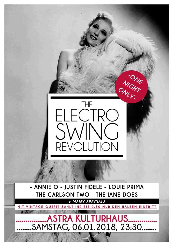 Electro Swing Revolution - One Night Only - Página frontal