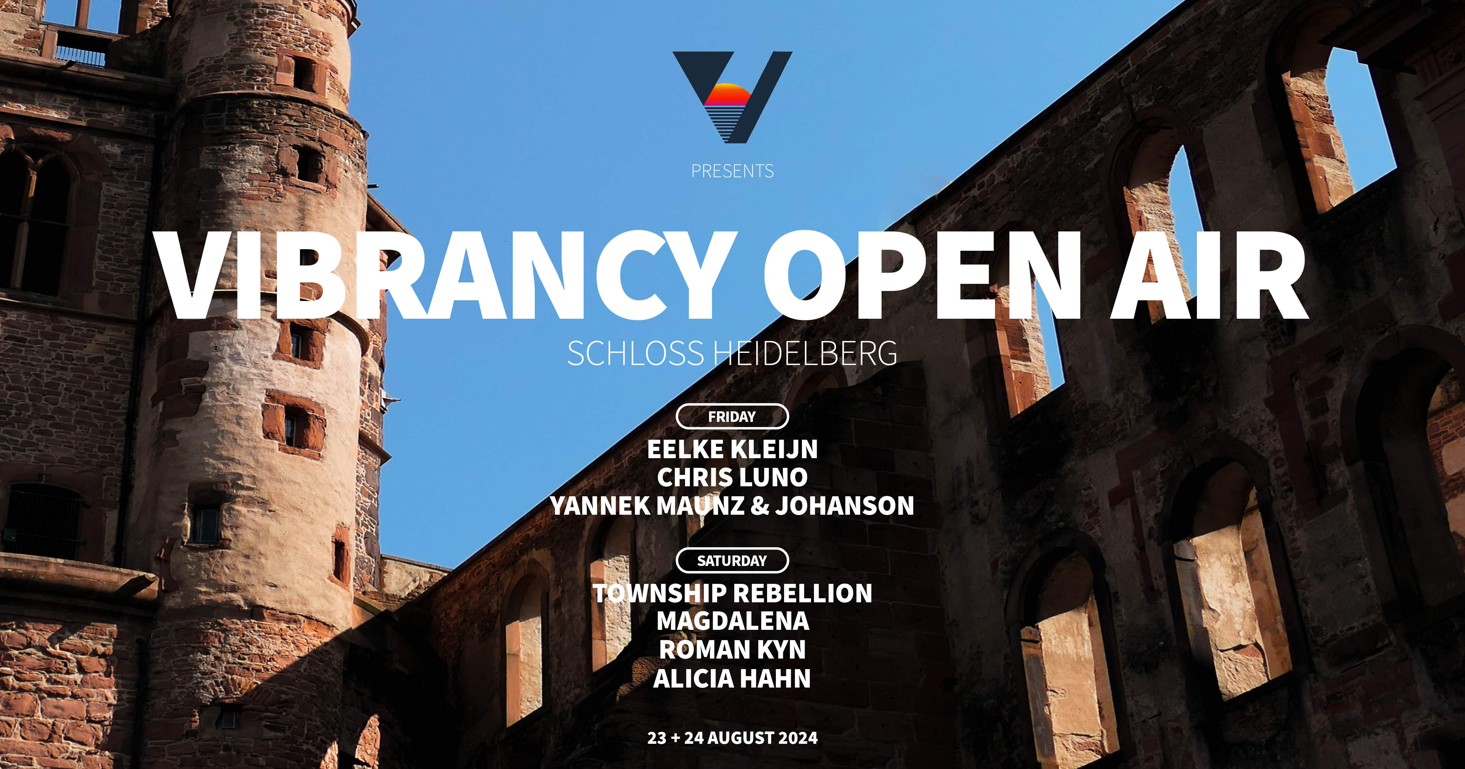 Vibrancy Open Air - Schloss Heidelberg - Página frontal