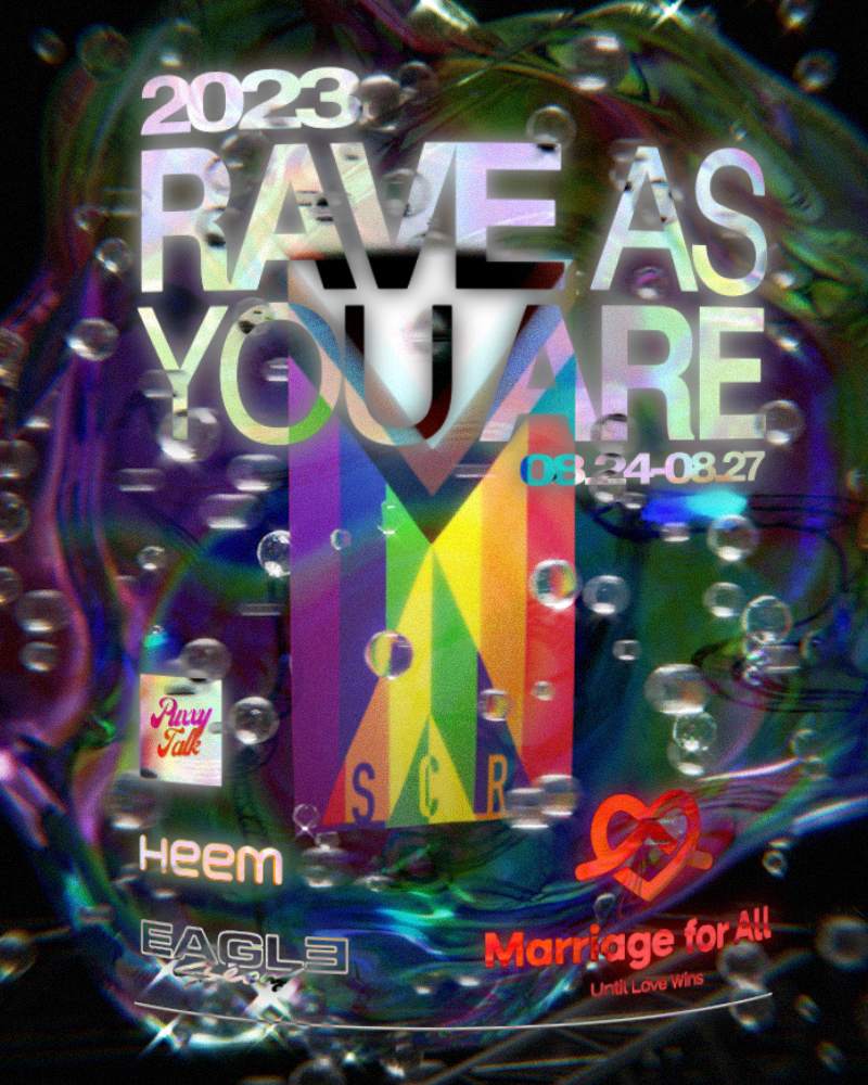 SCR Rave As You Are 2023 - LGBTQ+ Weekend en Seoul Community Radio, Seoul