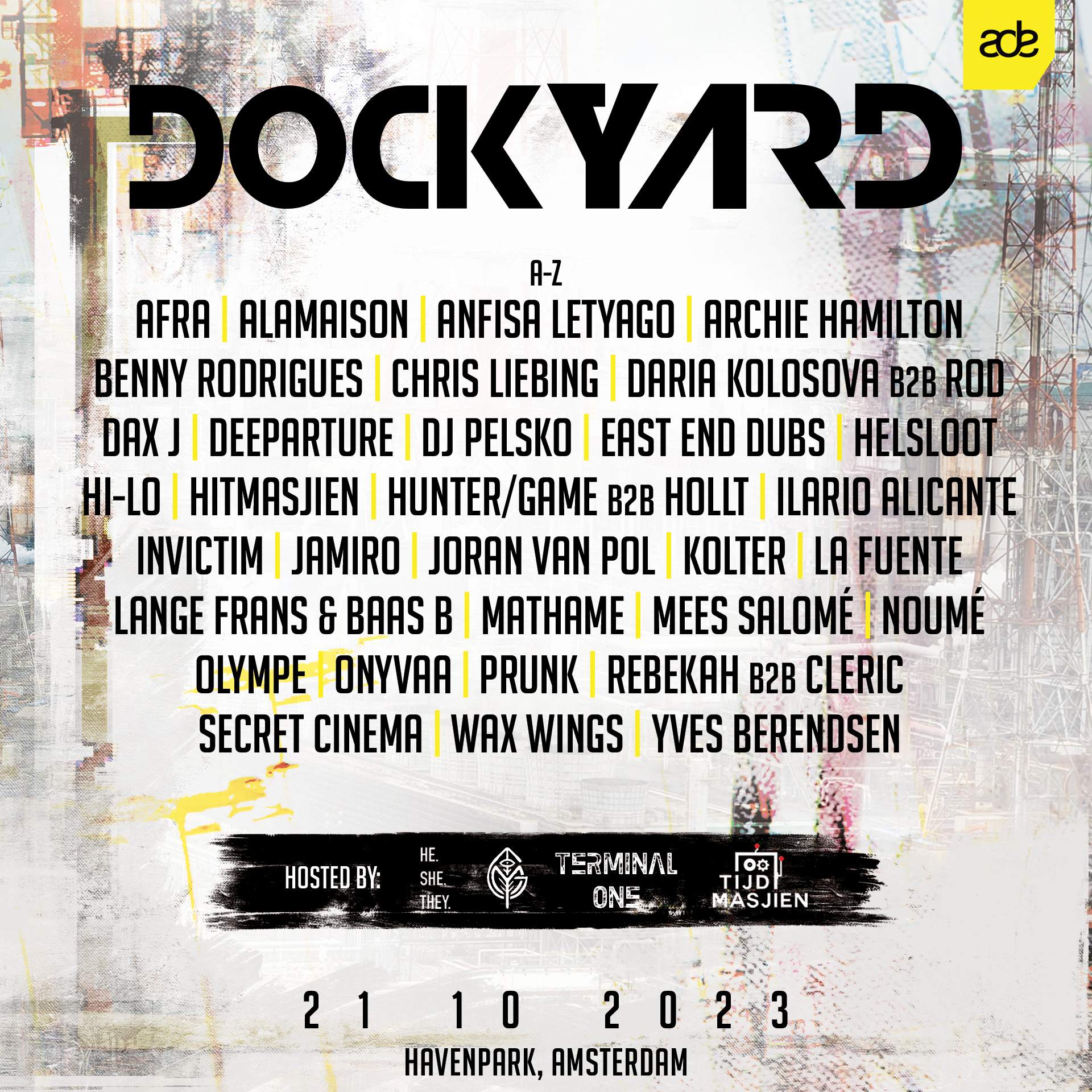 Dockyard Festival ADE - フライヤー裏