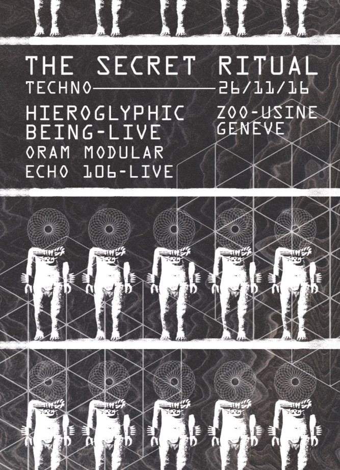 The Secret Ritual [TECHNO] - フライヤー表