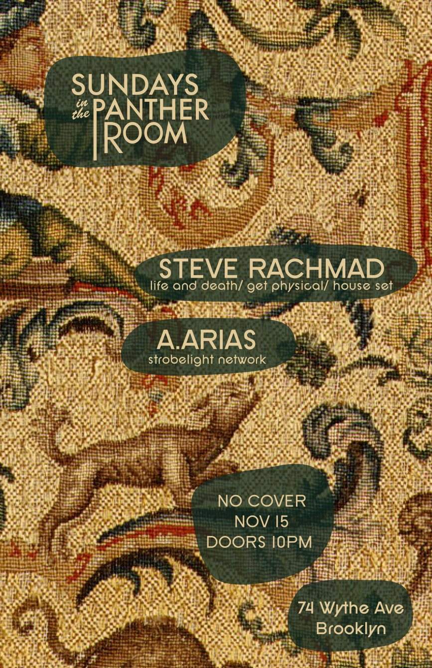Sundays in The Panther Room - Steve Rachmad/ A.Arias - Página frontal