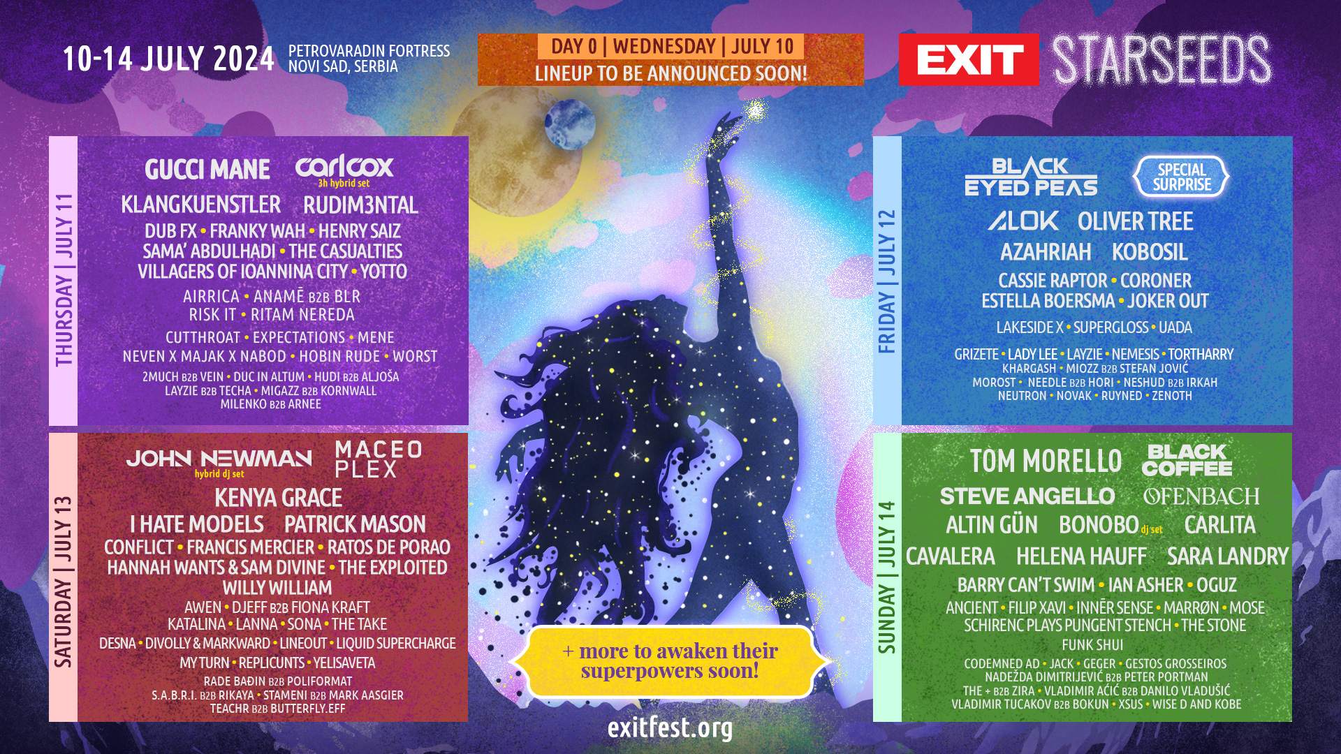 Exit Festival 2024 - Official Event - フライヤー表