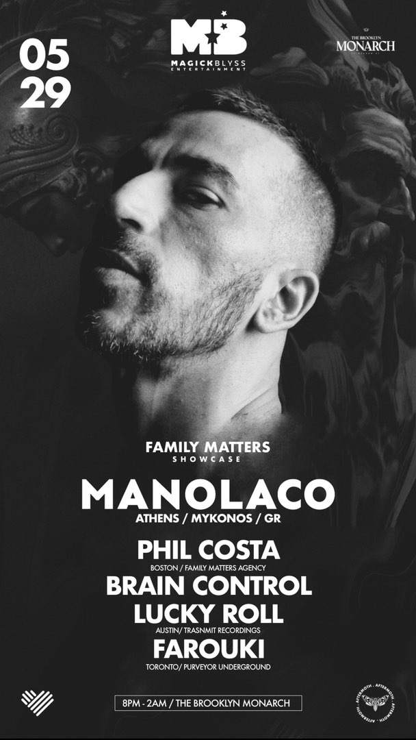 Family Matters Agency Showcase 'Manolaco' US debut - Página frontal