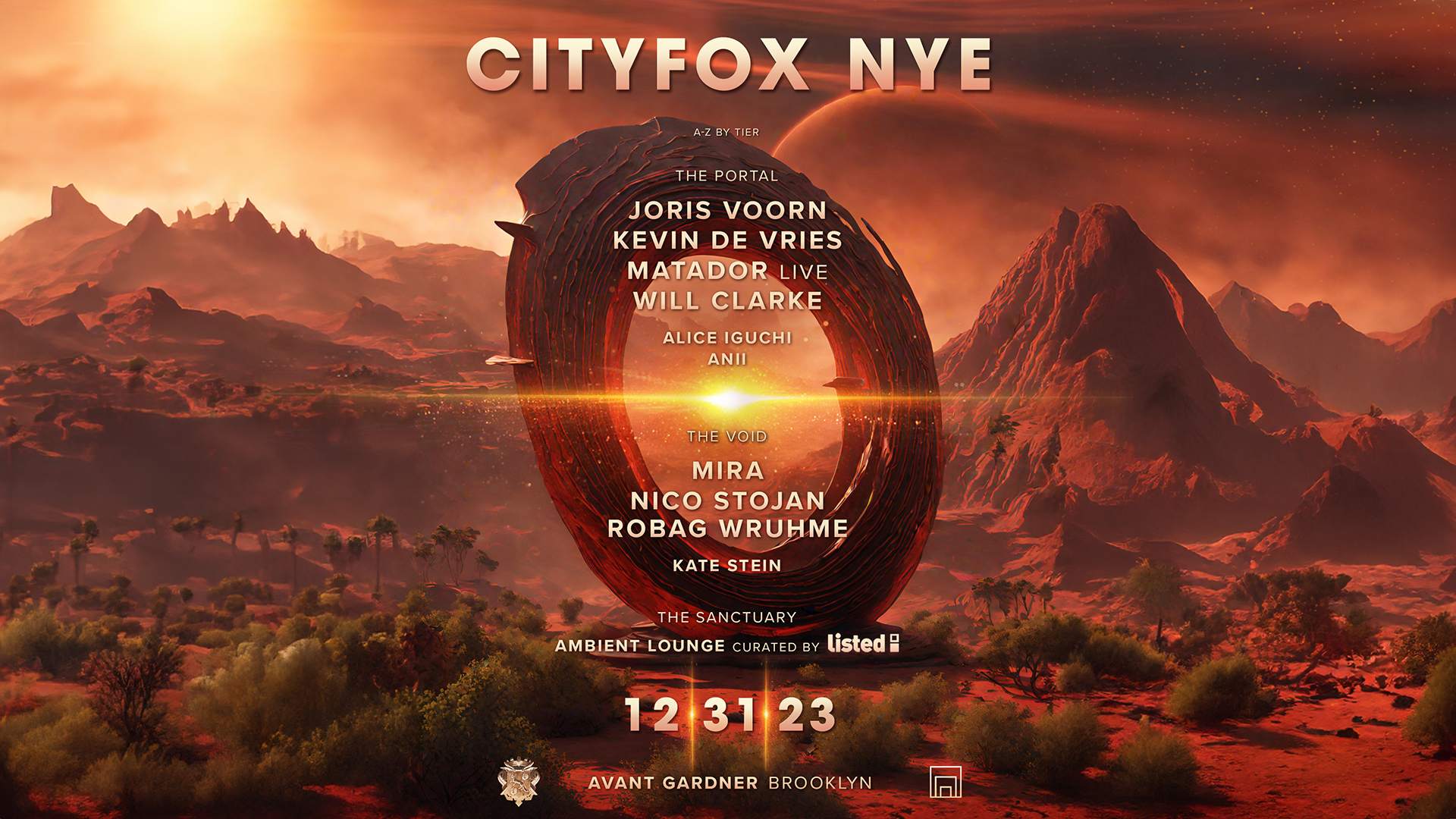 Cityfox NEW YEAR'S EVE at Avant Gardner, New York · Tickets