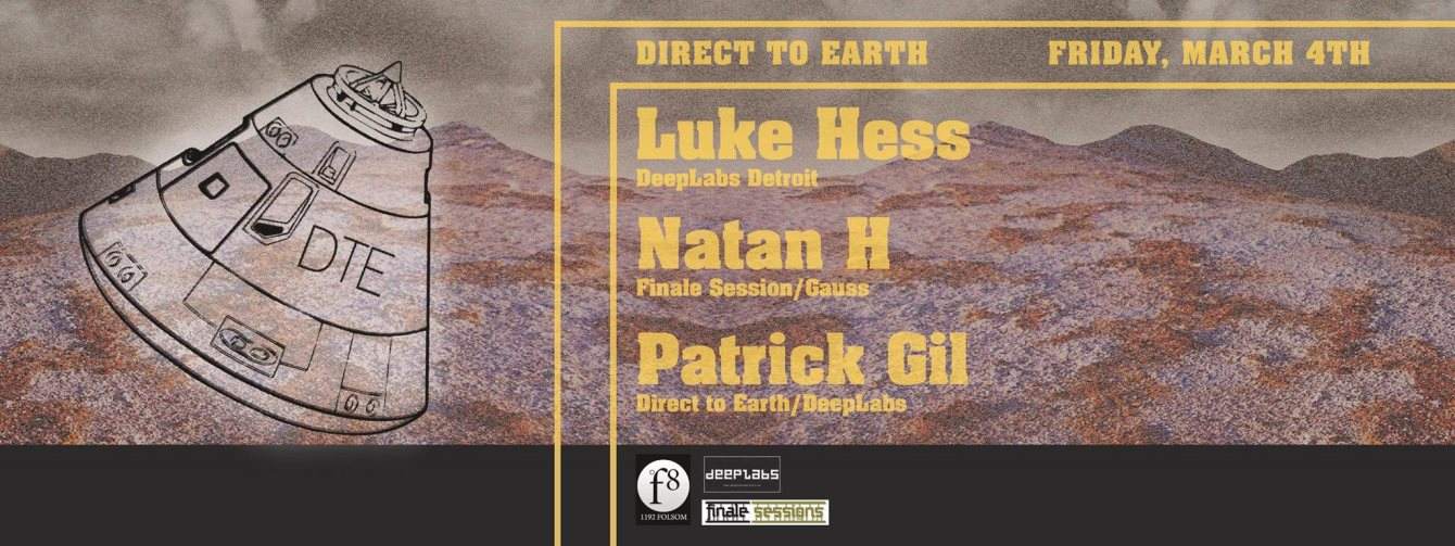 Direct to Earth present: Natan H, Craig Kuna, Dima, Patrick Gil, Max Gardner - Página frontal