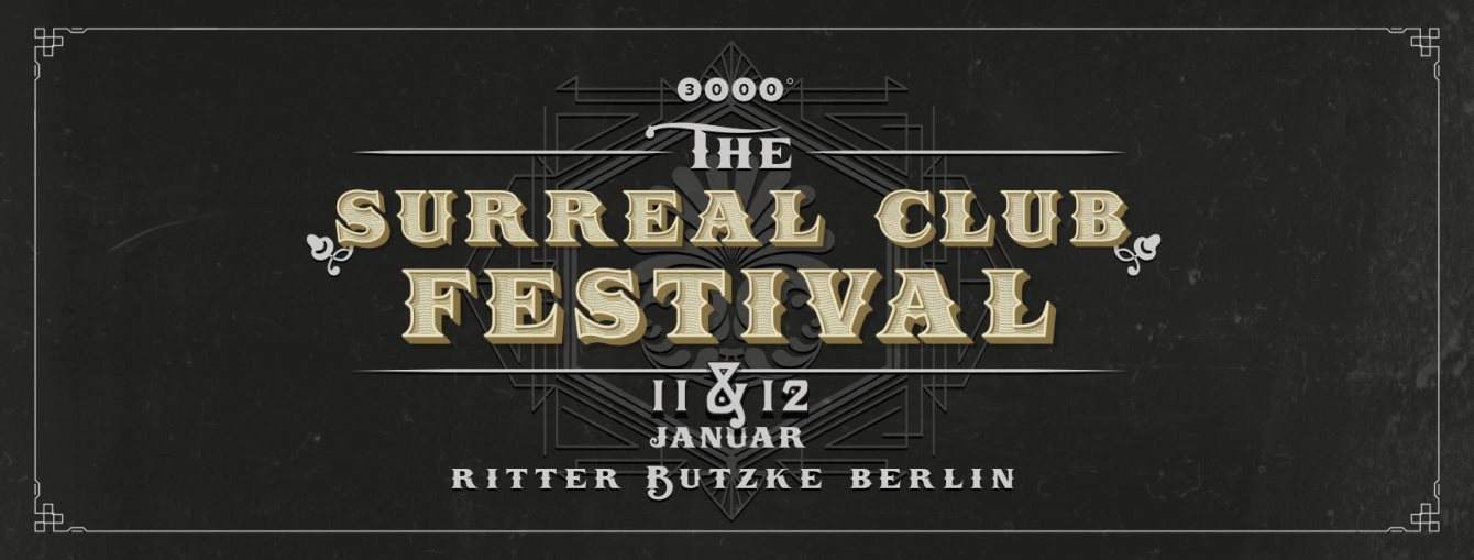 3000grad 'The Surreal Club Festival 3019' - フライヤー表