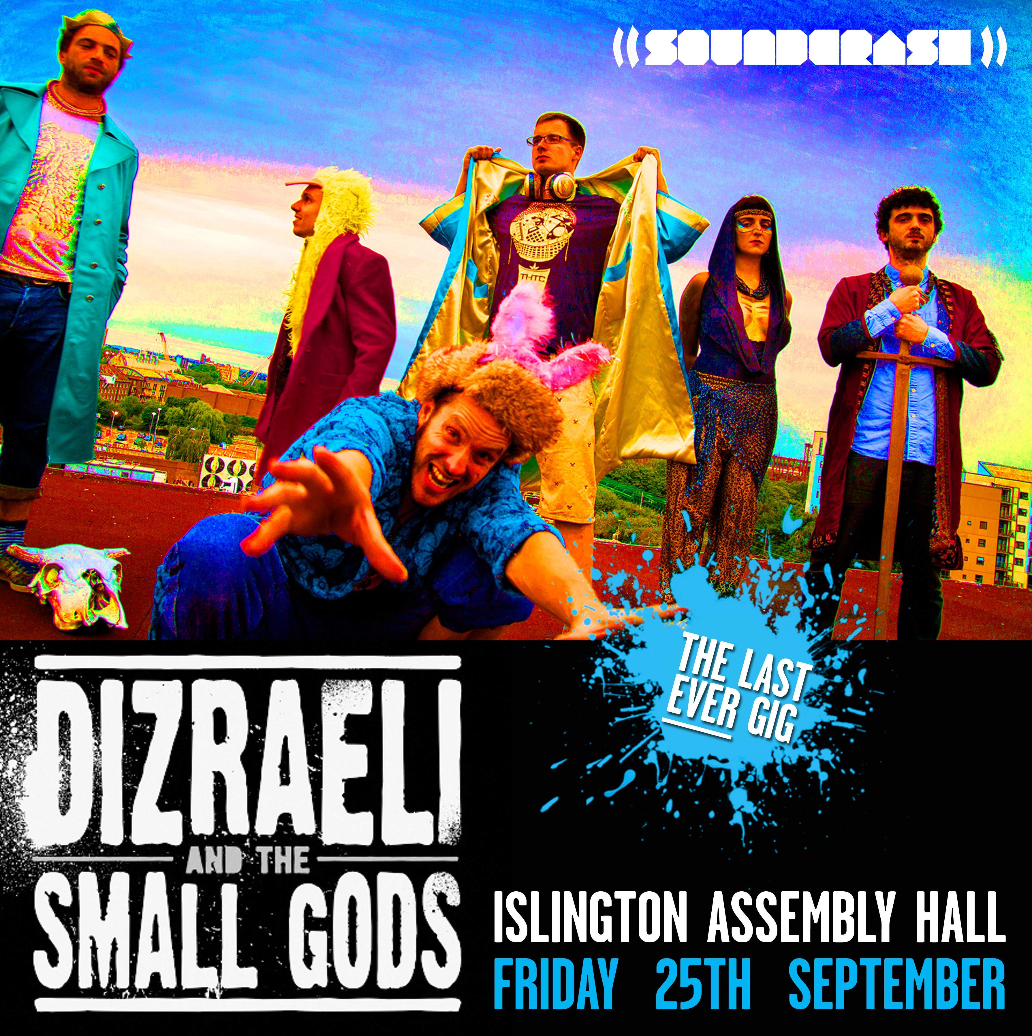 Dizraeli & The Small Gods – The Last Ever Show - Página frontal