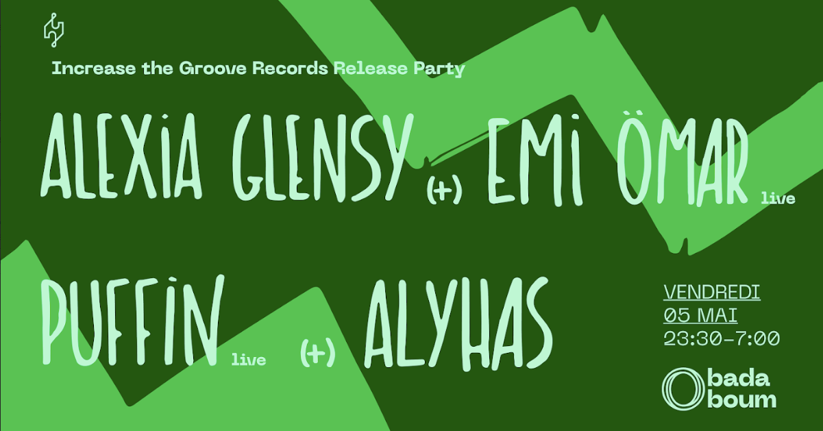 CLUB — INCREASE THE GROOVE RELEASE PARTY: Alexia Glensy - Página frontal