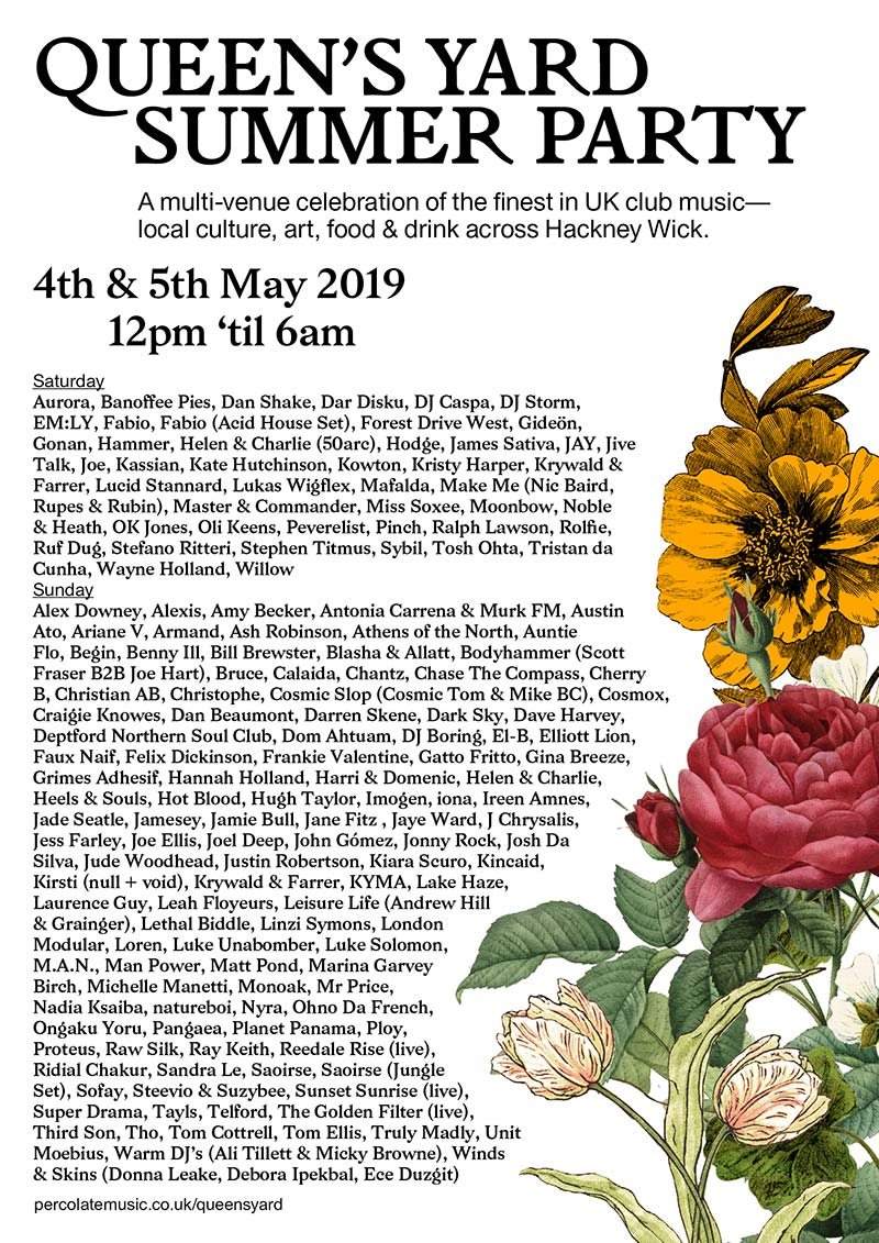 Queen's Yard Summer Party 2019 at Queens Yard Summer Party Box Office