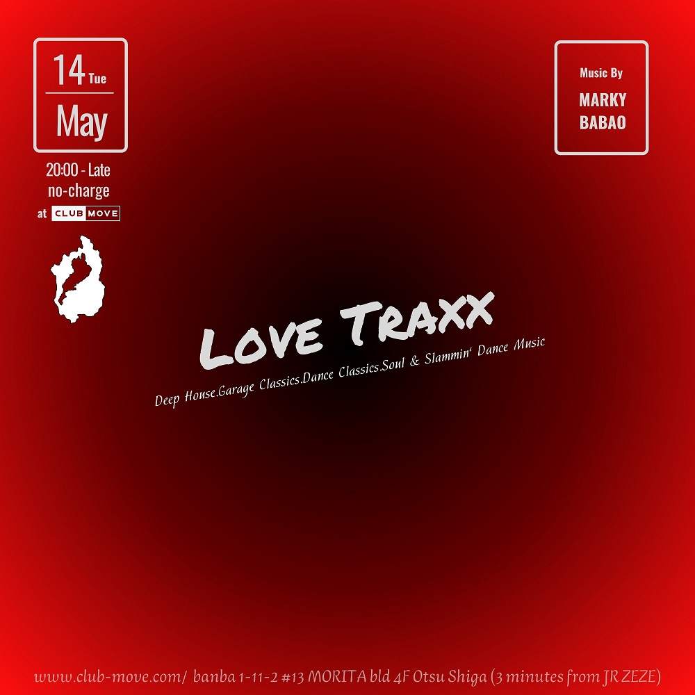 LOVE TRAXX - フライヤー表