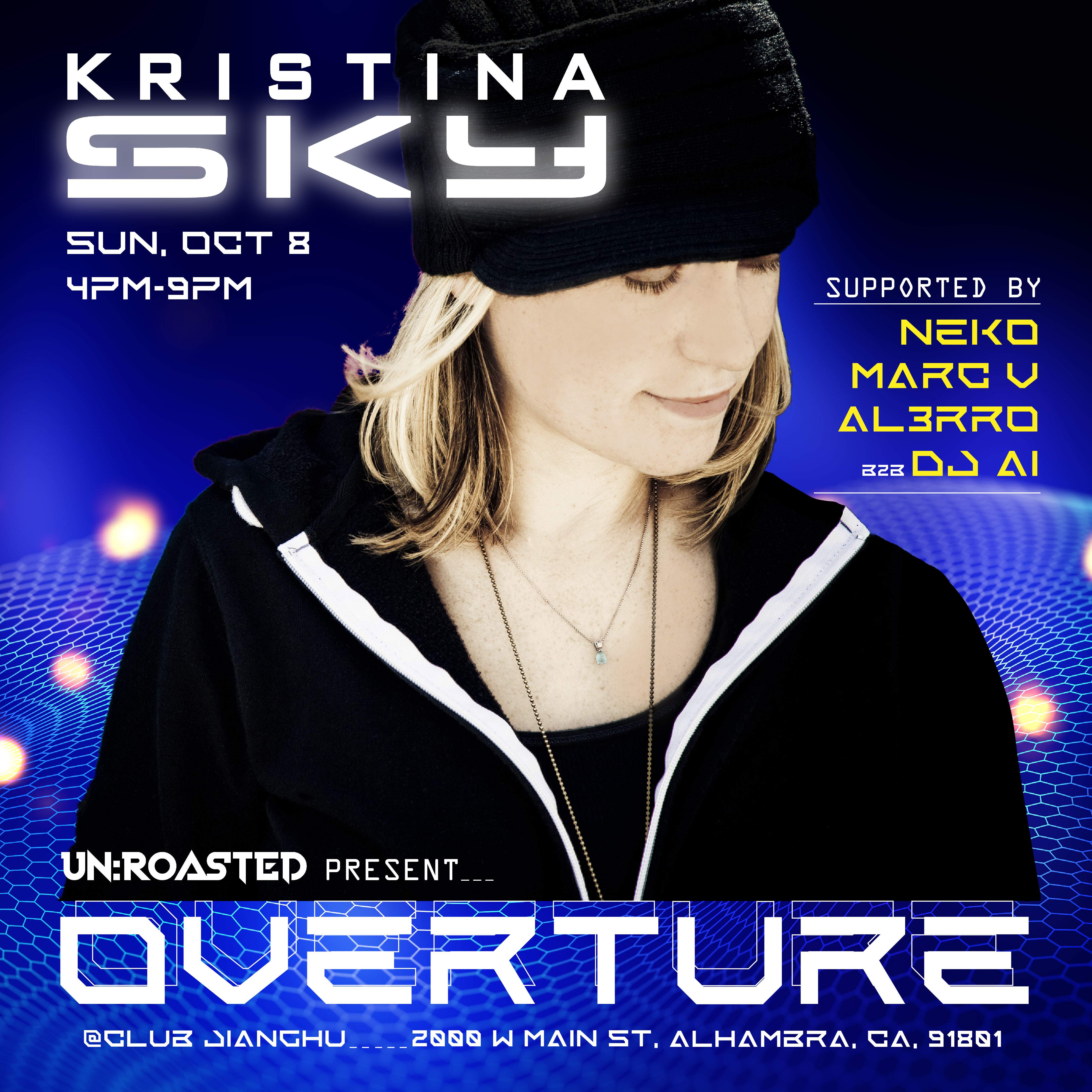 Overture: melodic night with Kristina Sky - フライヤー表