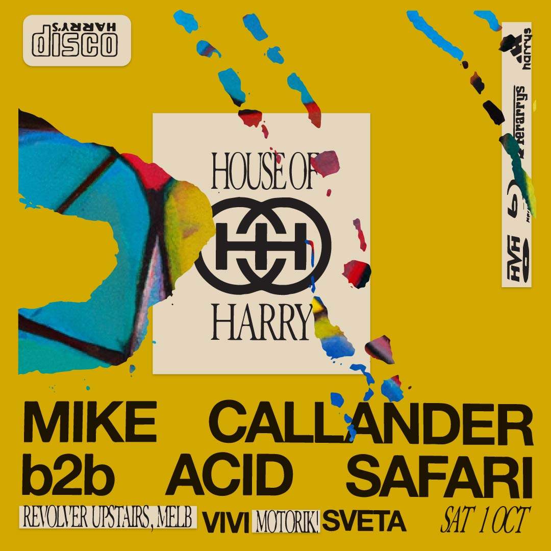 Mike Callander B2B Acid Safari - フライヤー表