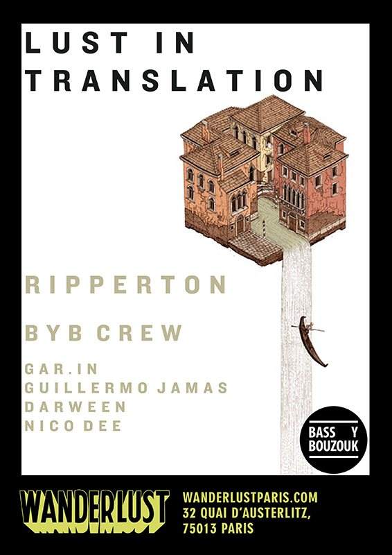 Lust IN Translation with Ripperton & Bass Y Bouzouk Crew - フライヤー表